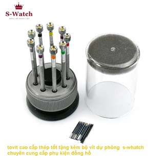 [Sale] TOVIT sửa chữa đồng hồ ,bộ 9 tua vít tiện lợi không thể thiếu trong việc tự sửa chữa đồng hồ tại nhà