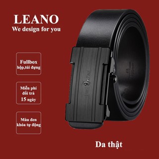 Thắt lưng nam cao cấp LEANO chính hãng, Dây nịt nam fullbox - 580