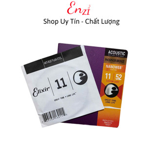  Dây lẻ dây đàn guitar acoustic Elixir  Nanoweb  16027 size 11 chất lượng 