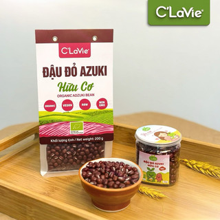 Đậu Đỏ Azuki Hữu Cơ C'LaVie - Giàu Dinh Dưỡng, Nấu Chè, Làm Sữa Hạt