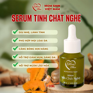 Serum Tinh Chất Nghệ MOM SHIN 30ml, Hỗ Trợ Dưỡng Da, Dưỡng Ẩm, Giảm Mụn Thâm Nám Da Mặt