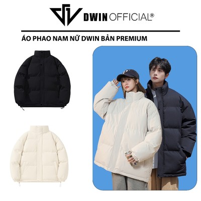 [Top 1 Bán Chạy] Áo khoác phao nam nữ DWIN local brand form oversize cổ cao unisex không dồn bông dày dặn siêu ấm AK04B