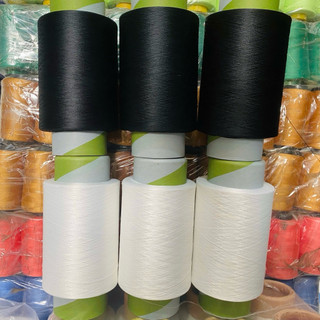 Chỉ Tơ Vắt Sổ 150 Trắng/Đen Hàng Loại 1