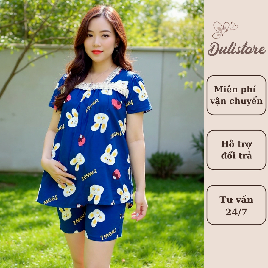 Bộ Đồ Bầu Lanh Lụa 45-65kg