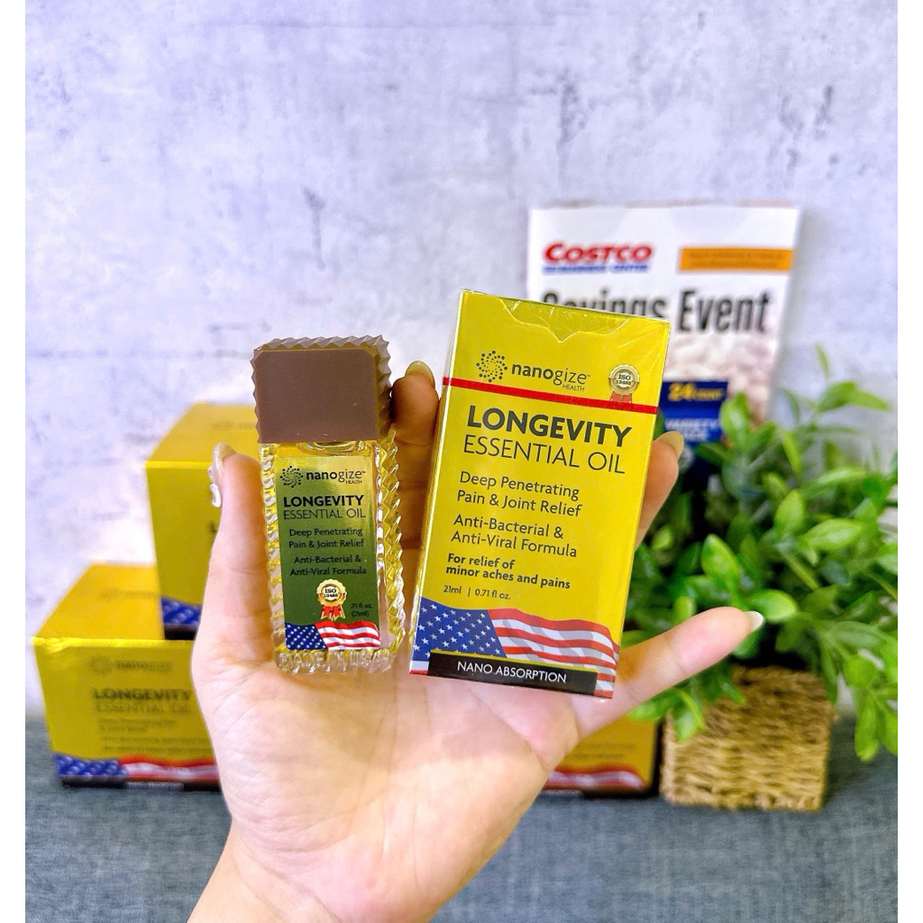 [Hàng Chuẩn-DATE XA]  Dầu vàng Longevity Lăn essential oil