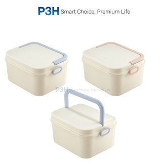 Hộp nhựa đa năng Inochi Okina , hộp thuốc gia đình khay chia ô 2 tầng P3H Store