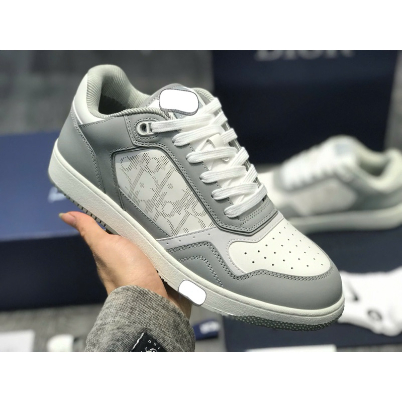 Giày nam dáng thọn gọn bản b27 xám full đẹp đi vào chân đôi giày tạo thêm điểm nhấn