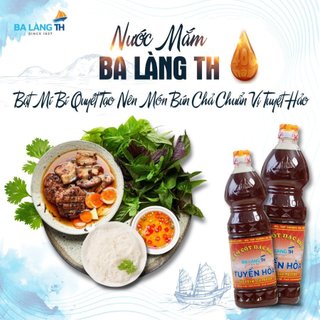 Xách Nước Mắm Cốt Đặc Biệt Ba Làng TH 900ml Combo 2 Chai