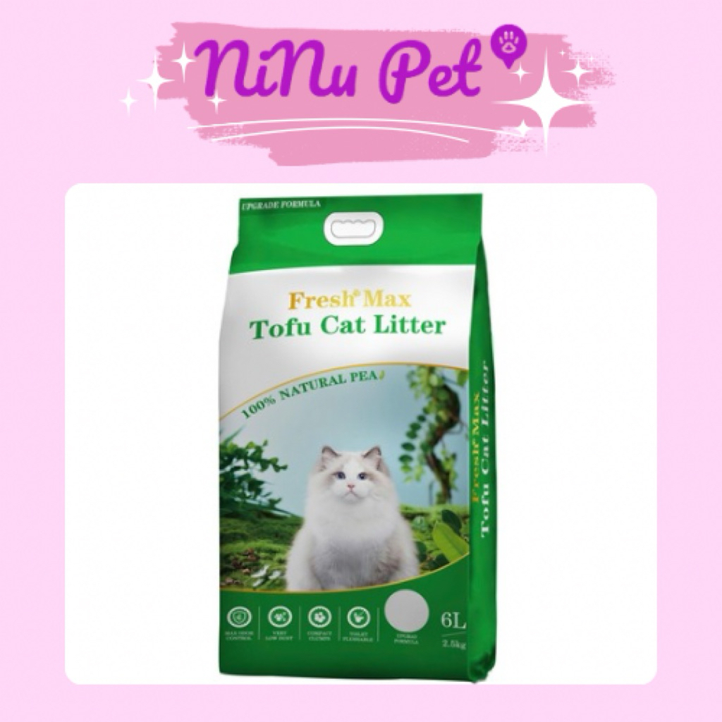 Cát đậu nành Fresh Max cho mèo 6L 2.5kg
