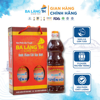 Combo 2 Chai Nước Mắm Cốt Đặc Biệt Ba Làng TH 400 Năm Truyền Thống 900ml