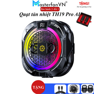  Quạt tản nhiệt sò lạnh cao cấp Kiri TH19 Pro AI - Công suất 24W - Làm lạnh cực nhanh - AI thông minh - Tùy chỉnh quạt 