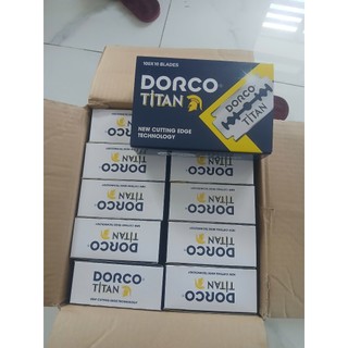 Dao Lam Dorco Titan - Hộp 1000 lưỡi - Bền bỉ,Sắc bén-màu xanh đen