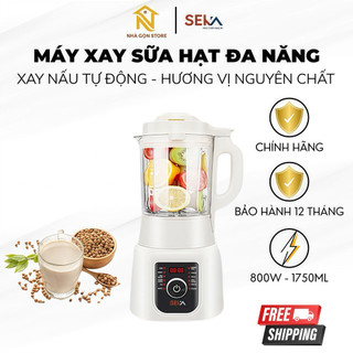 Máy Làm Sữa Hạt SEKA E300, Công Suất 800W, 12 Chức Năng Xay Nấu Đa Năng, Cối Thủy Tinh 1.75L