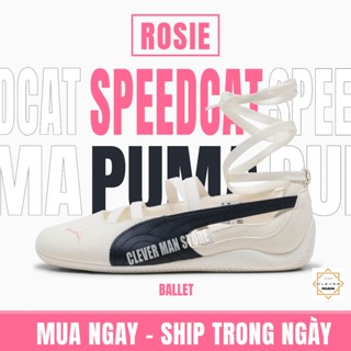  Giày Búp Bê Speedcat Ballet x Rose Cream White Màu Trắng Kem Siêu Cute Cho NữClever Man Store 