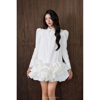  Stella Dress - Váy thô sơ mi bèo hoa gấu Bynoir Studio 