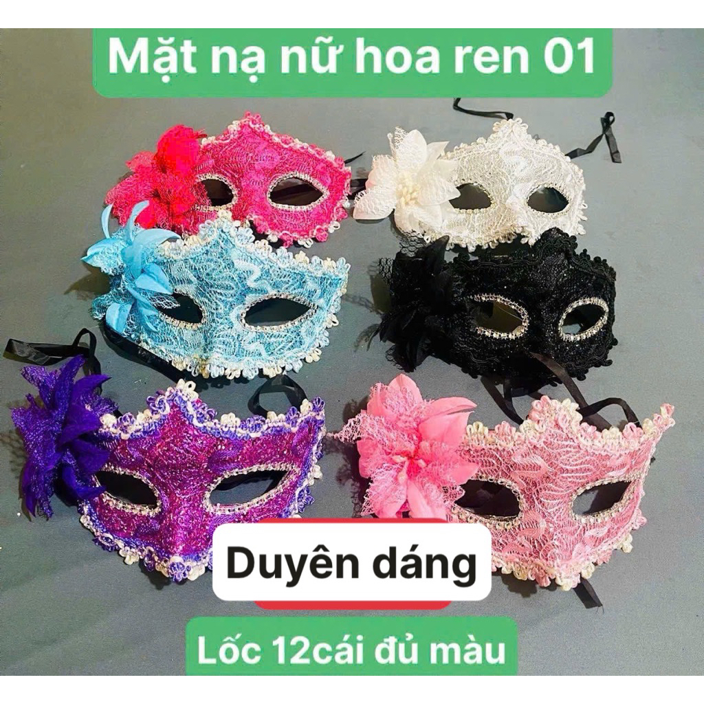 Mặt nạ tham gia hoá trang dạ tiệc người bí ẩn Halloween