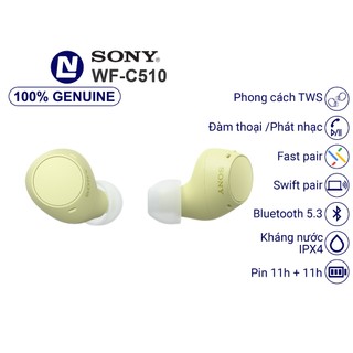  New Full box Tai nghe Sony WF C510 không dây kết nối đa điểm 