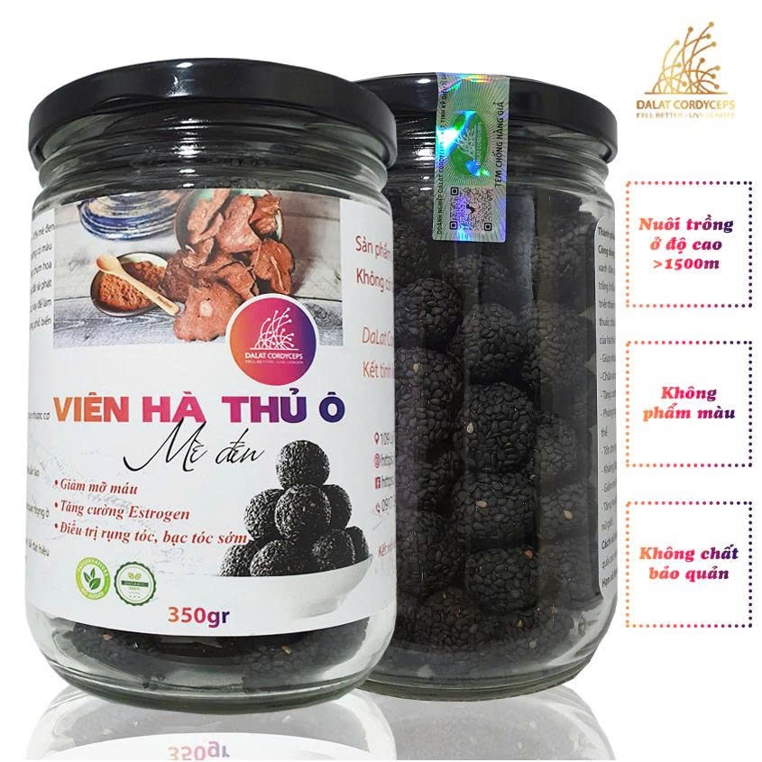 Viên Hà Thủ Ô Đỏ Mè Đen - Dalat Cordyceps