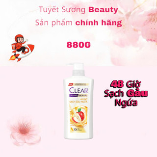 Dầu gội sạch gàu Clear 880g Mát Lạnh Bạc Hà Đánh Bay Gàu, Ngứa, Vi Khuẩn