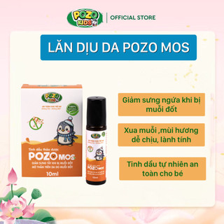 Pozokids - Lăn dịu da Pozomos - Giảm Sưng Ngứa Do Muỗi, Côn Trùng Đốt - Không Cồn, Không DEET