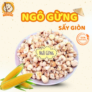 [Hot] 1Kg Ngô Nếp Sấy Gừng, Giòn Ngon Đậm Vị
