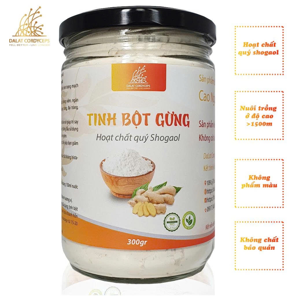 Tinh Bột Gừng - Dalat Cordyceps