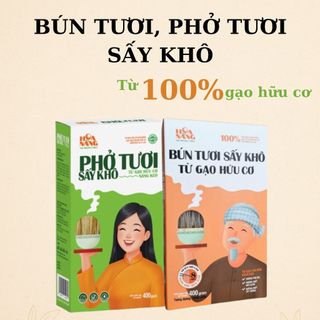  BÚN TƯƠI PHỞ TƯƠI SẤY KHÔ HOA NẮNG – TỪ 100% GẠO HỮU CƠ 