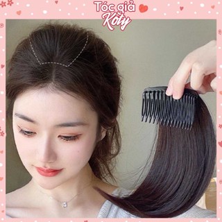  Tóc Giả Kẹp Phồng Mái Nữ – Độn Phồng Chân Tóc Tự Nhiên Giúp Tóc Dày Đẹp Hơn T622 