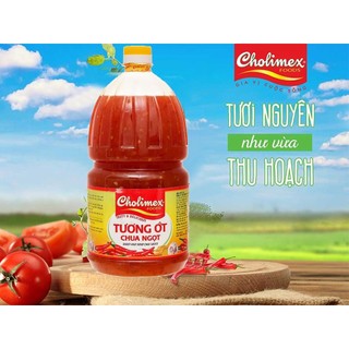 Tương Ớt Chua Ngọt Cholimex 2.1kg – Hương Vị Đậm Đà, Thơm Ngon Dễ Ăn, Dành Cho Quán Ăn