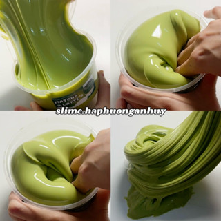 [ ẢNH THẬT CỦA SHOP ] Slime “ Matcha Trà Xanh “ / Basic Slime ( Slime Cơ Bản, Bóng, Dẻo ) - Slime Haphuonganhuy