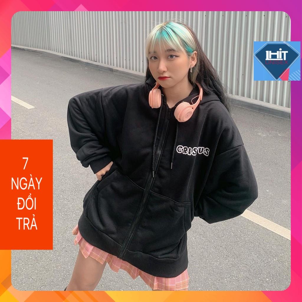 Áo Khoác Nỉ Bông CRISPUS Dây Kéo & ulzzang Form Rộng Unisex 1HIT_UNISEX(Ảnh Thật) | BigBuy360 - bigbuy360.vn