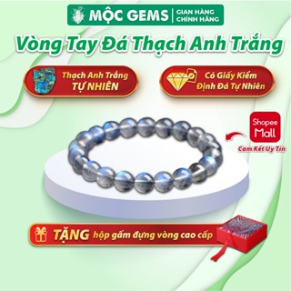 Vòng Tay Đá Hắc Nguyệt Quang (Labradorite) Mộc Gems Giúp Chiêu Tài Lộc May Mắn Và Bình An