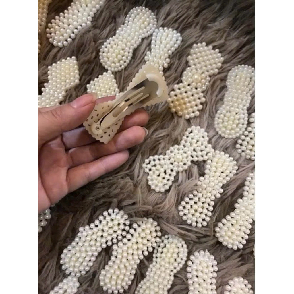 (Quà Tặng) Kẹp tóc + Dây buộc xinh sắn đính ngọc thời trang Hàn Quốc | BigBuy360 - bigbuy360.vn