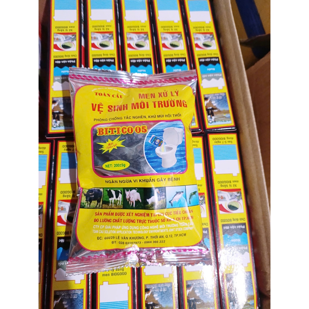 Men hầm cầu - Men vi sinh đa năng, dùng cho ao nuôi và hầm cầu