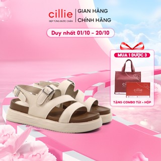 Dép Sandal Bánh Mì Nữ Cillie Đế Cao Êm Mềm Không Đau Chân Thời Trang Mùa Hè 2025 SD25