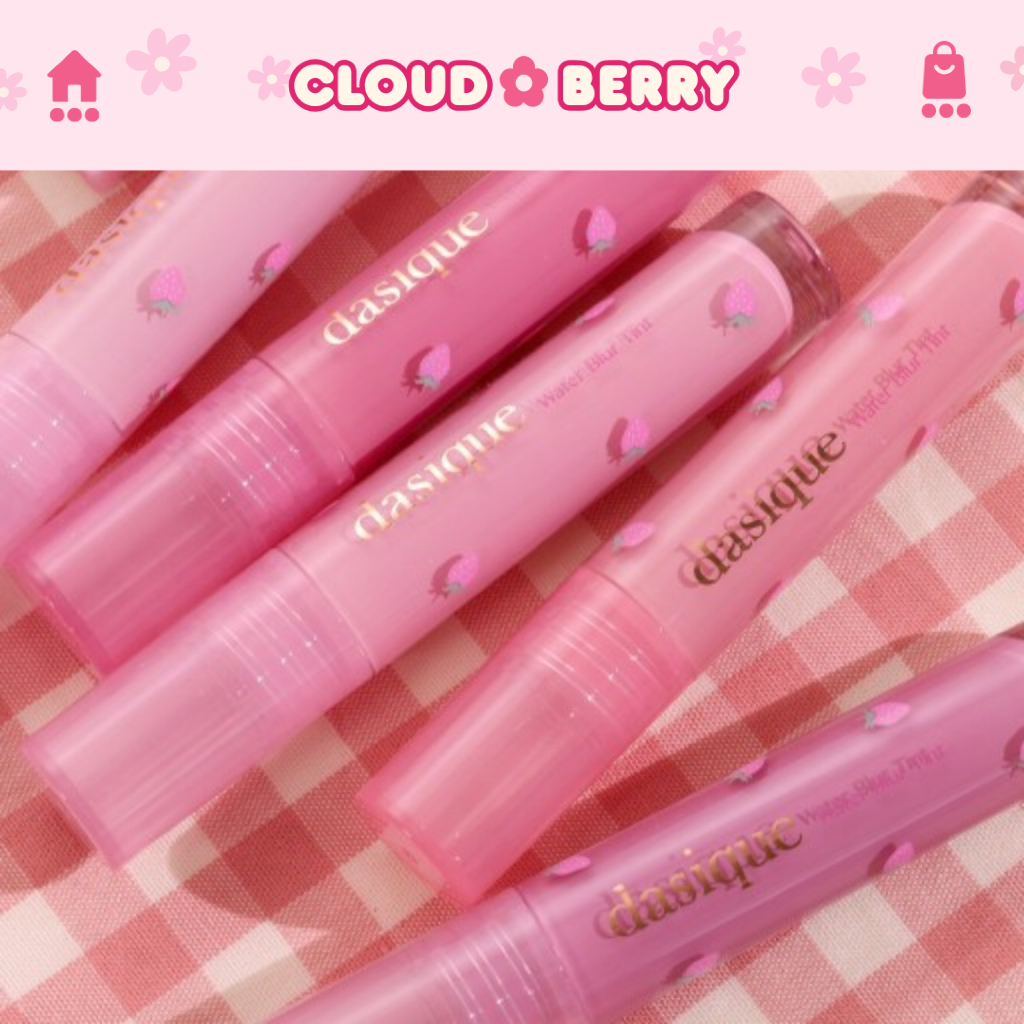 [GIAO HOẢ TỐC] Son Tint DASIQUE Bóng Nhẹ Môi Chuẩn Nội Địa Hàn Water Blur Tint (Berry Smoothies Coll