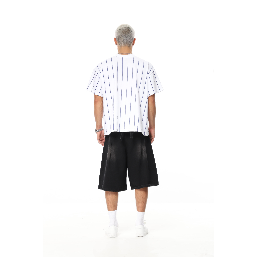 Áo Thun Sọc Local Brand VIBESTU " Sọc số 26 " Form Big Boxy Unisex 250Gsm Cotton | BigBuy360 - bigbuy360.vn