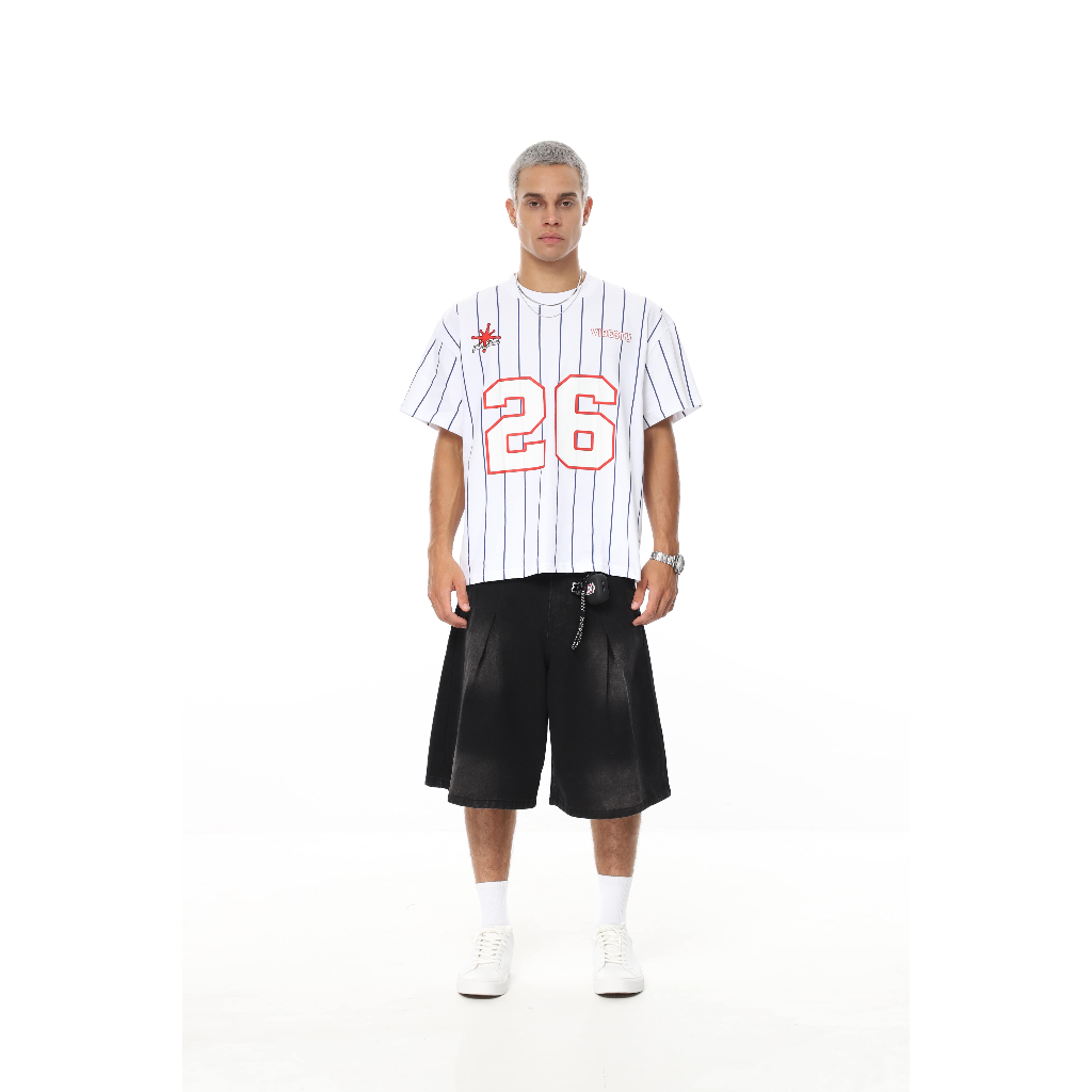 Áo Thun Sọc Local Brand VIBESTU " Sọc số 26 " Form Big Boxy Unisex 250Gsm Cotton | BigBuy360 - bigbuy360.vn