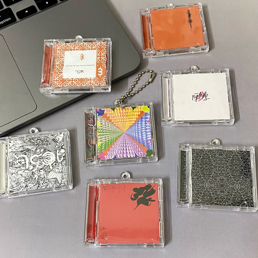 Album Ngọt band  - Móc khoá Mini CD quét NFC cảm ứng từ link nhạc
