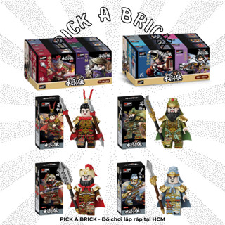 Minifigure THỦY HỬ DECOOL Anh Hùng Lương Sơn Bạc - Đồ chơi lắp ráp xếp hình PAB Minifigures