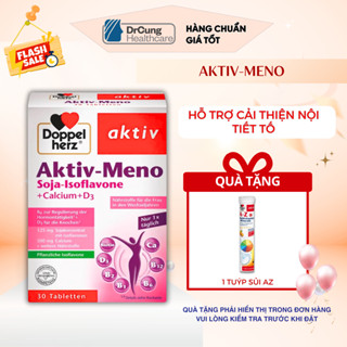 Aktiv Meno Doppelherz - Viên Uống Bổ Sung Nội Tiết Tố Nữ, Nội Tiết Tố Nữ, Mầm Đậu Nành, Làm Đẹp Da (30V)