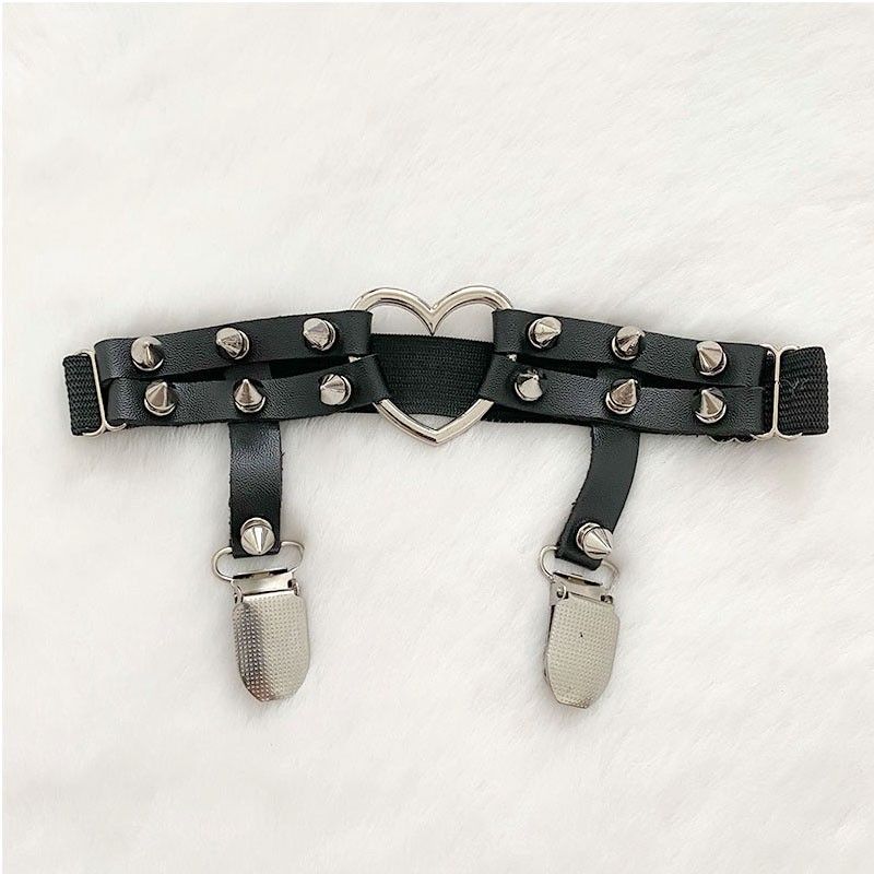 Vòng Chân, Phụ Kiện Cho Outfit Bằng Da Mix Dây, phong Cách Âu Mỹ, Y2K - BD14