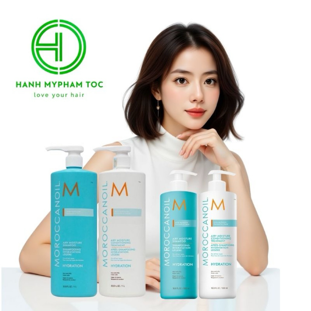Dầu gội xả hấp Moroc Hydration airy dưỡng ẩm siêu nhẹ  250ml - 500ml 1000ml