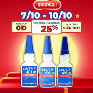 Keo Dán Nhanh 401 406 495 LOCTTLF 20Gram – Keo Đa Năng Siêu Dính Cho Gỗ, Nhựa, Kim Loại, Cao Su...