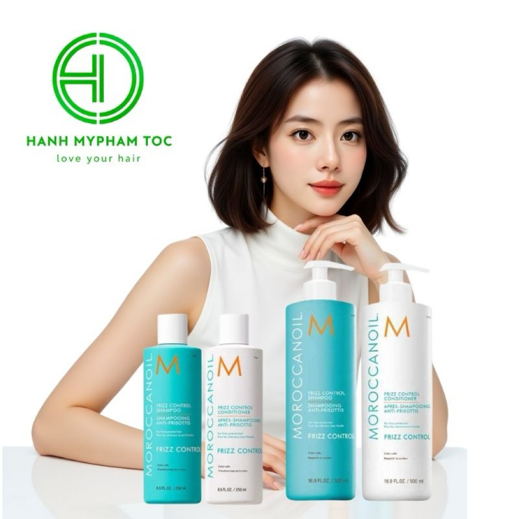 DẦU GỘI XẢ SUÔN MƯỢT MOROC FRIZZ CONTROL 250ML 500ML
