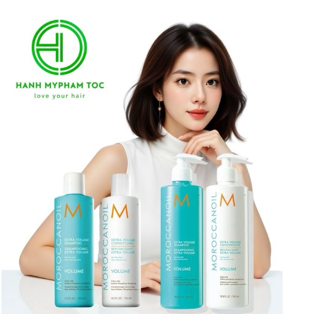 DẦU GỘI XẢ TĂNG PHỒNG MOROC EXTRA VOLUME 250ML