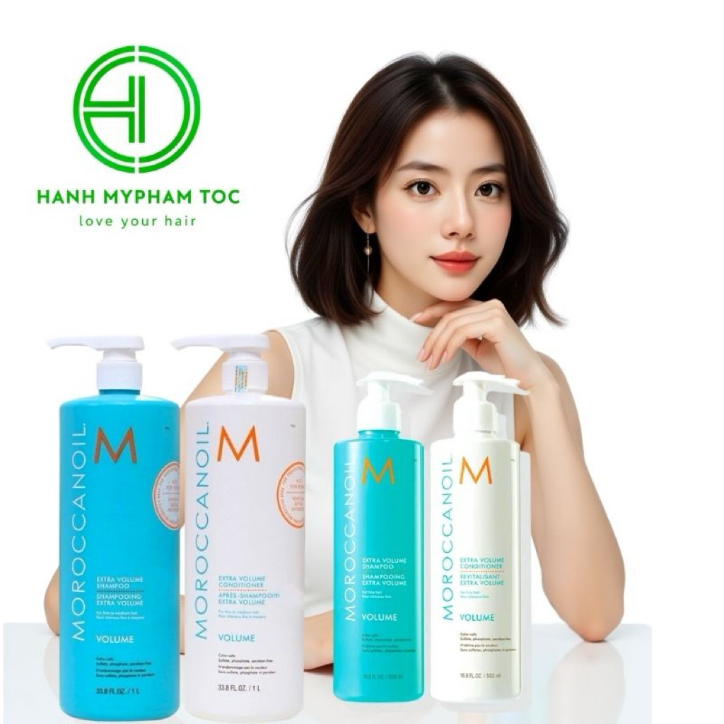 DẦU GỘI XẢ TĂNG PHỒNG MOROC EXTRA VOLUME 500ML 1000ml