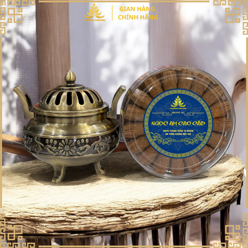 Nhang Nụ Ngọc Am Cao Cấp – Nhang Sạch Giúp Thiền Định, Ngủ Ngon, Xông Trầm