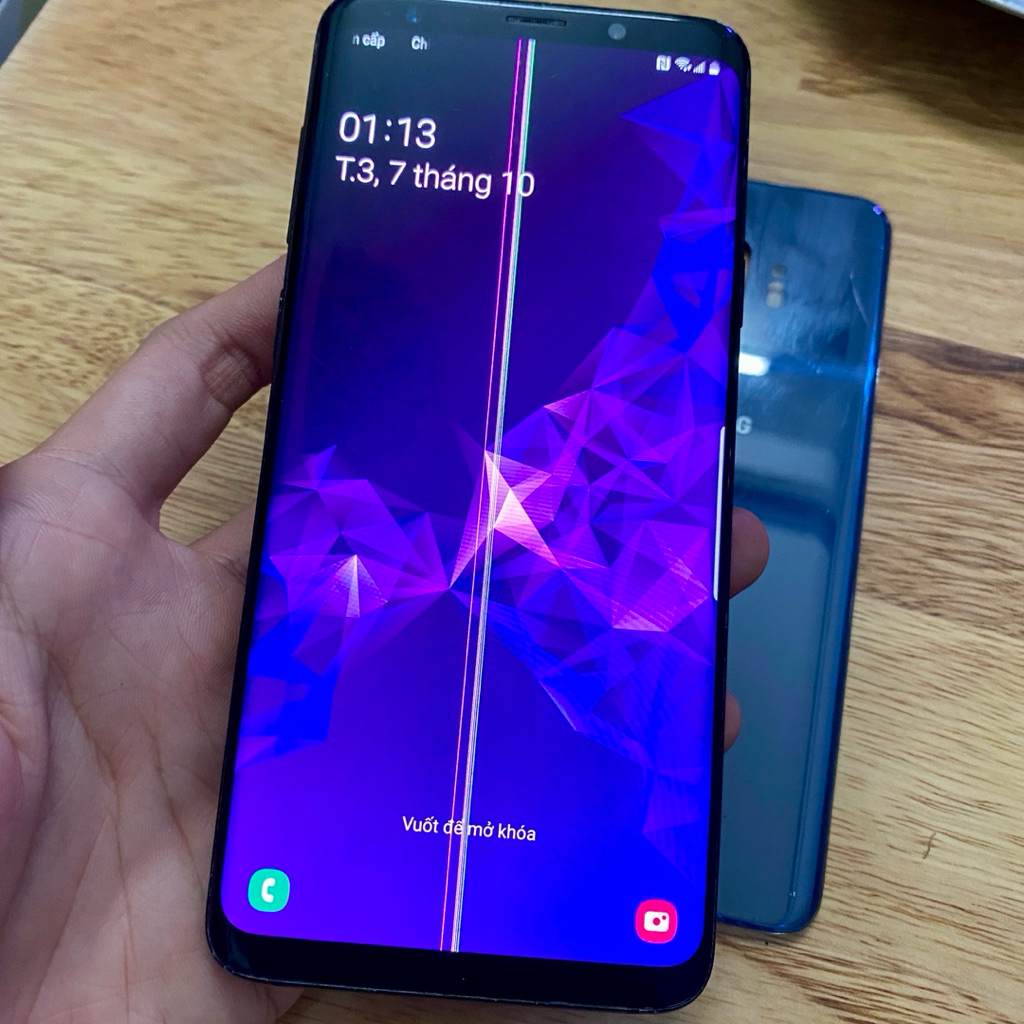 SAMSUNG GALAXY S9 PLUS (G965U) | SNAPDRAGON 845 | MÀN 6.2” LỖI HIỂN THỊ | RAM 6GB ROM 64GB | MÁY CŨ 