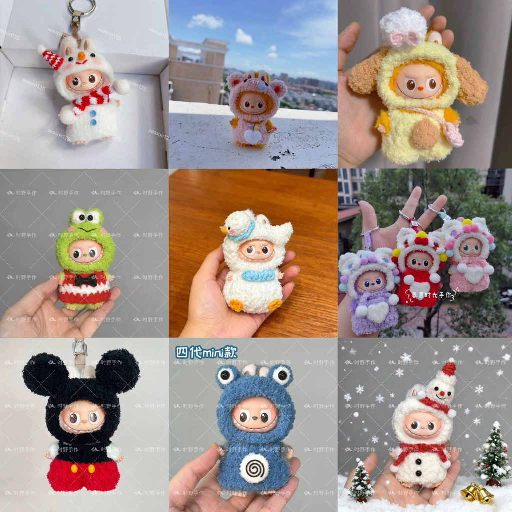 OUTIT - QUẦN ÁO BẰNG LEN CHO LABUBU V4 MINI NEW 3